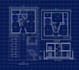 do floor plans, architectural blueprints for city permit
