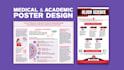 design scientific medical research conference academic and presentation poster