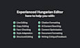 proofread, edit, rewrite, improve hungarian texts as a native speaker