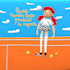 3d illustrate a character in a simple background