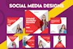 do modern and stylish social media design, ad, banner