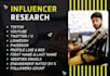 find the best instagram, tiktok, youtube, influencers for influencer marketing