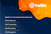 develop voice and IVR flow with twilio API