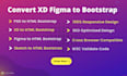 convert psd to html xd to html figma to html responsive bootstrap