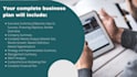 build a professional business plan and financial forecast for investors