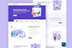 create highly converting modern webflow landing page