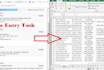 do data entry service for 3 hour