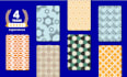 create geometric and abstract seamless patterns for textiles
