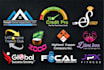 do creative logo designing with 3d mockup and tshirt model