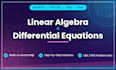 teach linear algebra and differential equations ode and pde