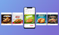 design food social media post , restaurant menu , flyer