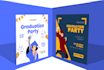design a graduation party invitation or announcement card