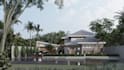 do impressive house exterior 3d rendering