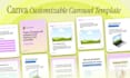 design premium editable canva post, carousel, cover, banner