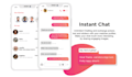 make android and IOS tinder like app with web admin panel