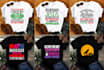 do custom t shirt , typography t shirt and trendy t shirt design