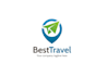 make a wonderful travel logo with new concept