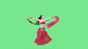 dance to your song with red silk