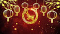 create a happy chinese new year 2024 dragon greetings video