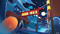 create immersive background art