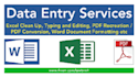 be your data expert, analyst, scrapper and typing
