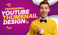 design engaging youtube thumbnail super fast
