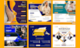 design attractive social media post facebook instagram linkedin carousel ads