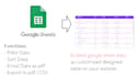 convert your google sheet to web page with graphs and charts