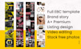create amazon ebc, a plus premium content product listing, store front