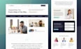 design a modern landing page UI in figma