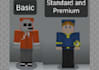 make a shaded minecraft skin with a design concept