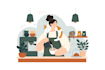 create unique flat vector illustrations for your project
