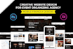 create website PSD UI design or PSD template