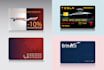 design financial card artwork