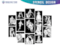 do stencil design from your picture