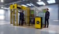 design trade show booth, kiosk, 3d stand, exhibition booth