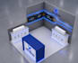 design trade show booth, kiosk, 3d stand, exhibition booth
