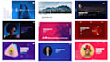 create a dynamic music visualizer or audio spectrum
