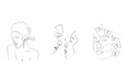 draw an awesome single line art illustration