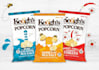 design creative pouch, bag, tube ice cream with mockup 3d