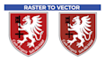 do manual vector tracing, redraw, recreate, vectorise logo in adobe illustrator