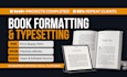do professional book formatting for kindle, ebook and print books