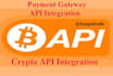 do secure payment gateway and cryptocurrency API integration