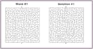 create maze puzzles in different shapes