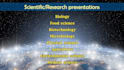 create scientific research presentation