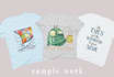 design minimalist typographic t shirts