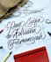 create custom lettering for gift or product