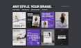 design custom canva instagram templates for your brand