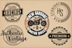 design round badge logo, stamp, patch, label, sticker