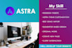 make responsive wordpress theme customization in astra